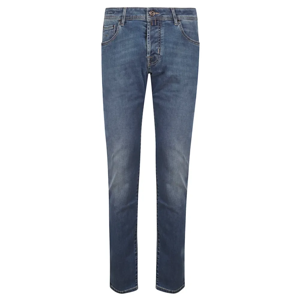 Heren Jacob Cohën Jeans^5 Pockets Super Slim Fit Nick Slim Jeans