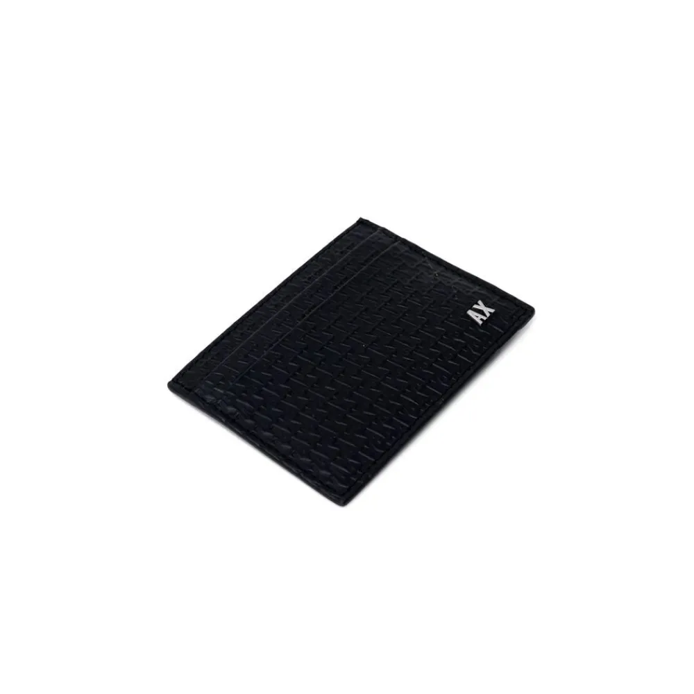 Heren Armani Exchange Portefeuilles^958053 4R847 Leren Boek Portemonnee