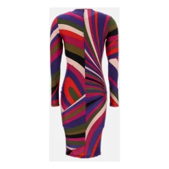 DAMES Pucci Jurken^Abito in Lycra con Stampa Iride