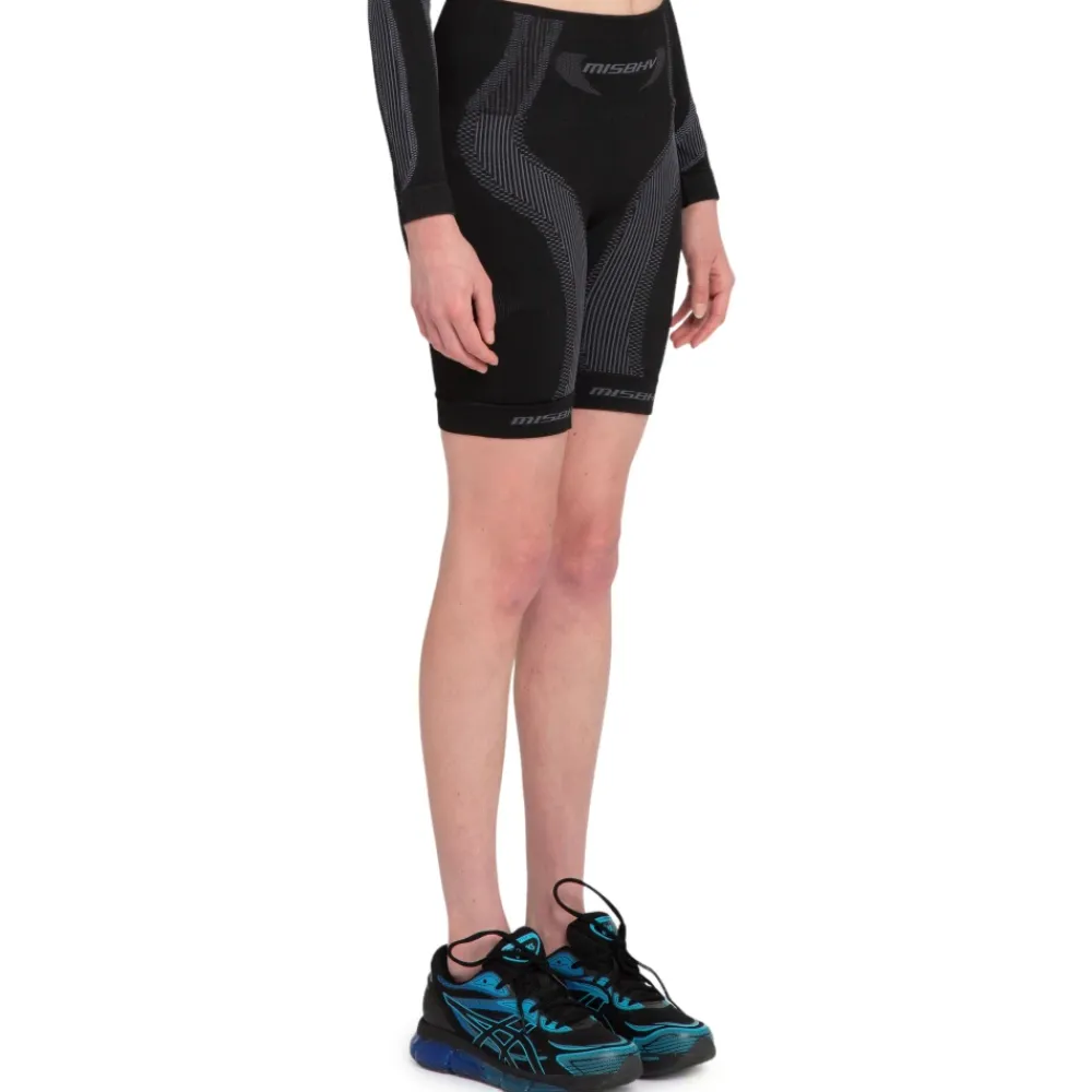 MISBHV Trainingsbroeken^Actieve Biker Shorts in Gedempt