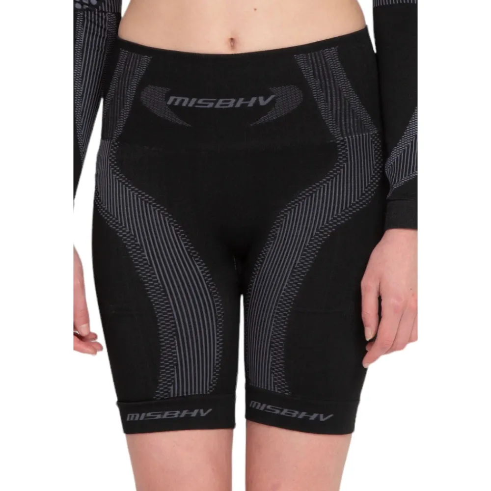 MISBHV Trainingsbroeken^Actieve Biker Shorts in Gedempt