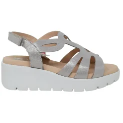 DAMES Callaghan Adaptieve Leren Sandaal met 5cm Hak