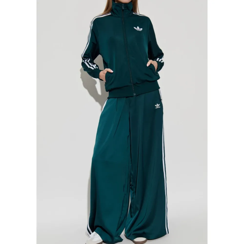 DAMES Adidas Originals Adicolor Satin Wide Leg Trainingsbroek