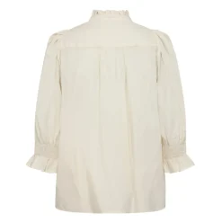 DAMES Co'Couture AilaCC Frill SS V-Blouse