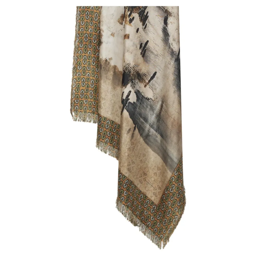 Heren Pierre-Louis Mascia Sjaals^Aloeuw Scarf