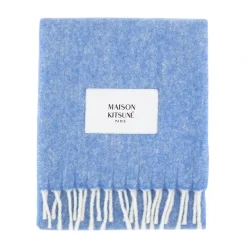 Heren Maison Kitsuné Alpaca Gestreept Sjaal