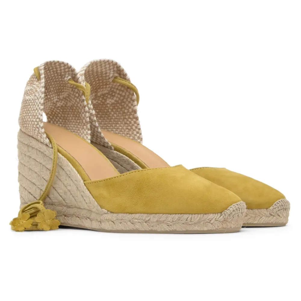 DAMES Castañer Sleehakken^Alpargata met 9 cm sleehak