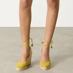 DAMES Castañer Sleehakken^Alpargata met 9 cm sleehak