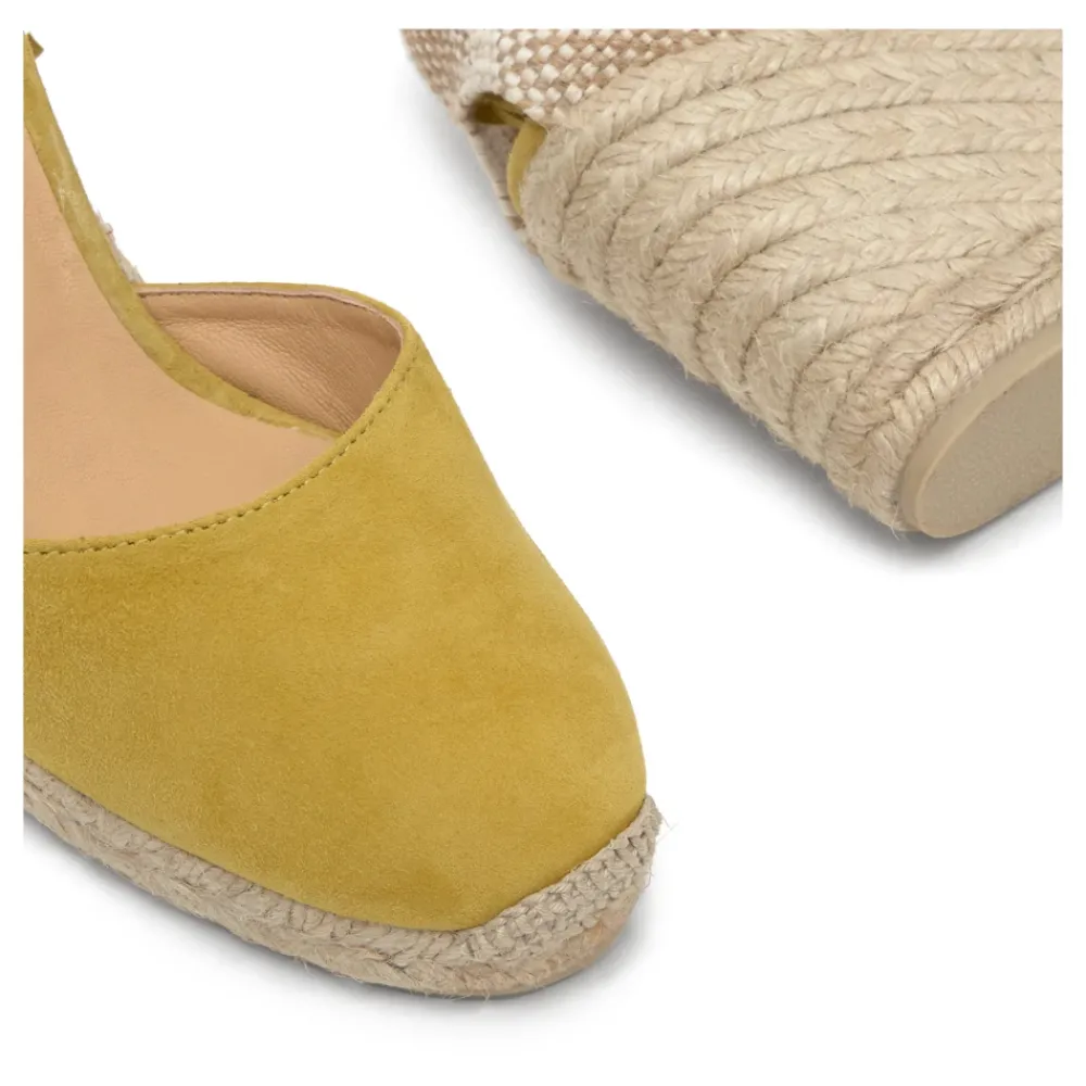 DAMES Castañer Sleehakken^Alpargata met 9 cm sleehak