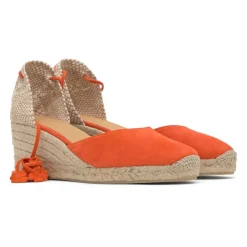 DAMES Castañer Alpargata met 7 cm sleehak