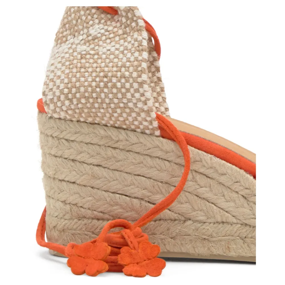 DAMES Castañer Alpargata met 7 cm sleehak