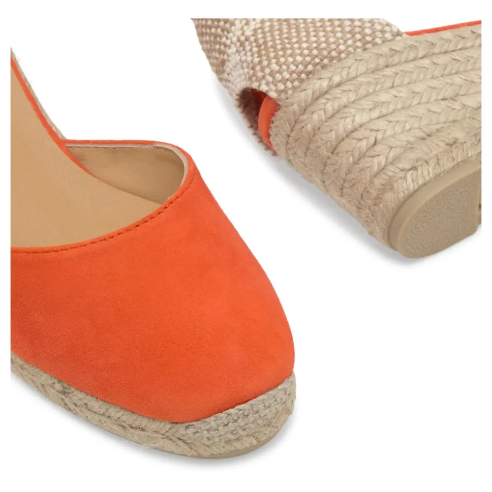 DAMES Castañer Alpargata met 7 cm sleehak