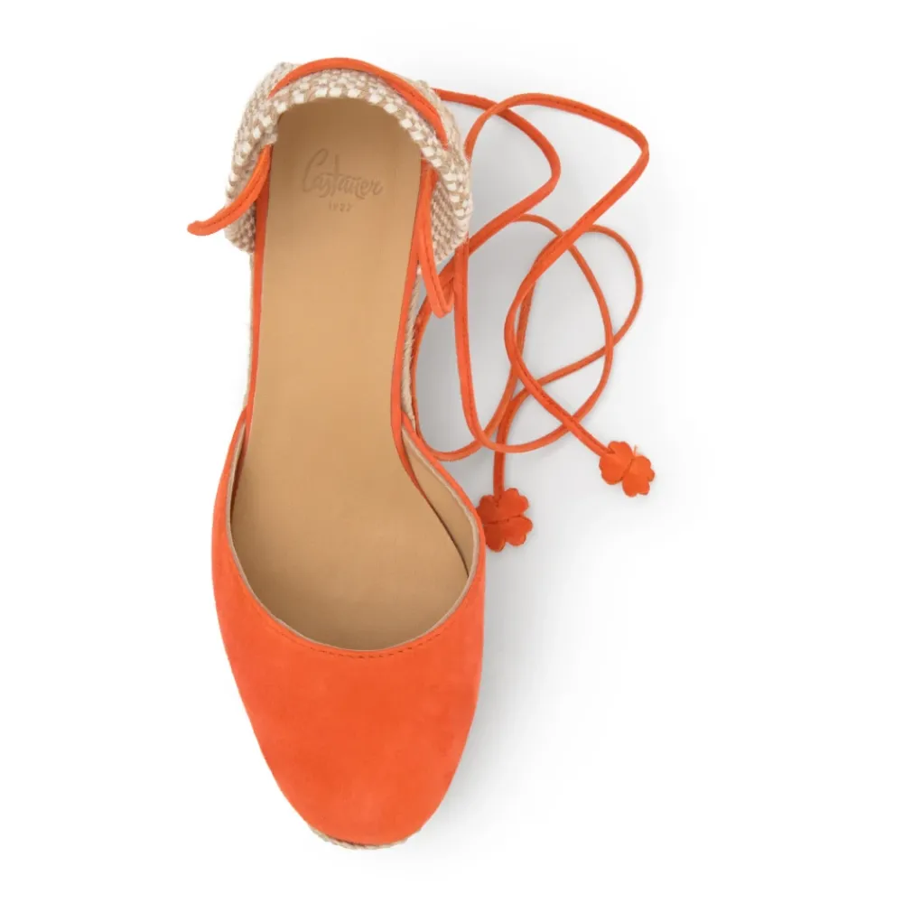 DAMES Castañer Alpargata met 7 cm sleehak