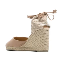 DAMES Castañer Amandel Beige Sleehak Schoenen
