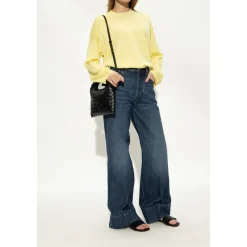 DAMES Bottega Veneta Amy leren slippers