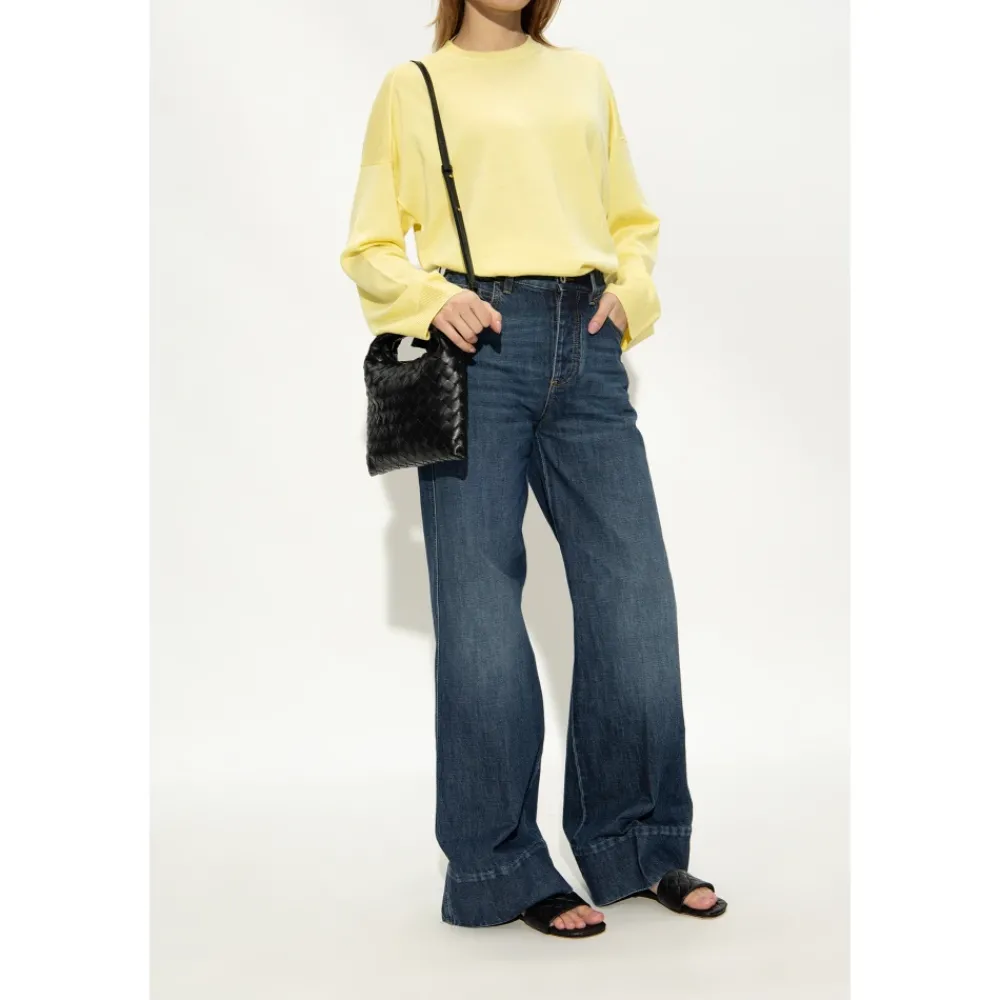 DAMES Bottega Veneta Amy leren slippers