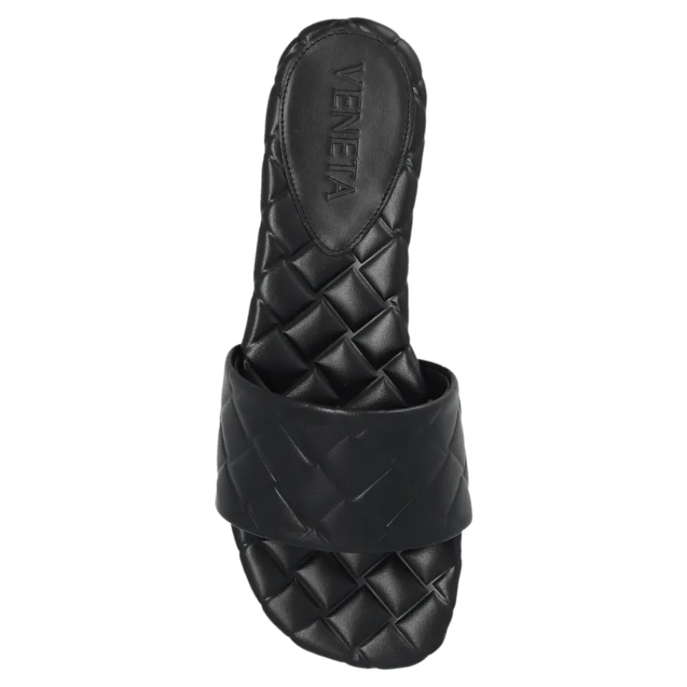 DAMES Bottega Veneta Amy leren slippers