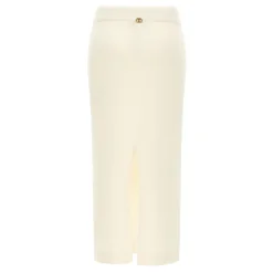 DAMES Twinset Angora Blend Gebreide Longuette Rok