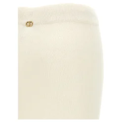 DAMES Twinset Angora Blend Gebreide Longuette Rok