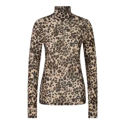 DAMES Marc Cain Shirts^Animal Print Longsleeve met Turtleneck