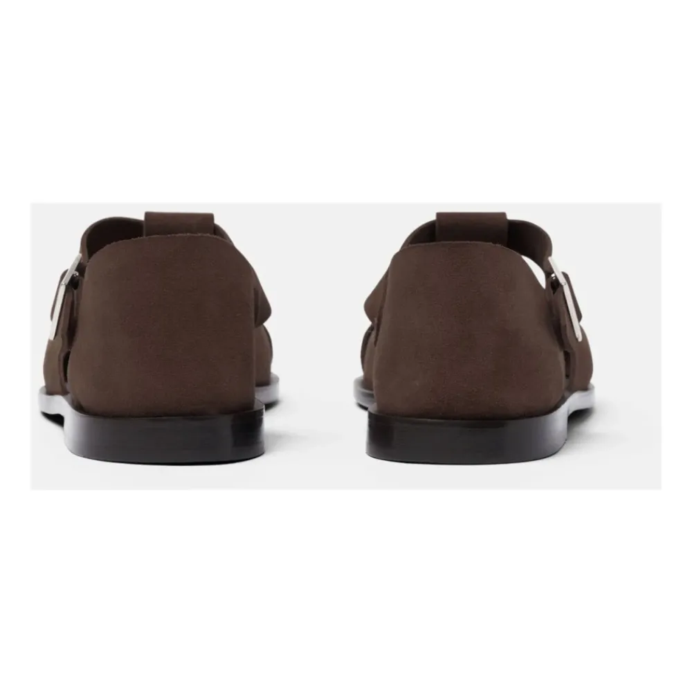 Heren Scarosso Sandalen^Apollo Platte Sandaal