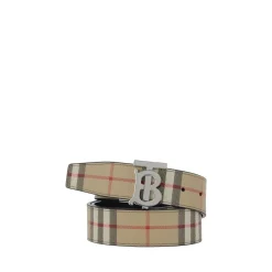Heren Burberry Archivio Check Reversible Belt