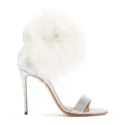 DAMES Casadei Aria Sandaal met Fluffy Fur Gesp