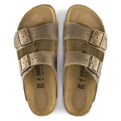 Heren Birkenstock Arizona Geolied Leren Sandalen Smal