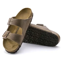 Heren Birkenstock Arizona Geolied Leren Sandalen Smal