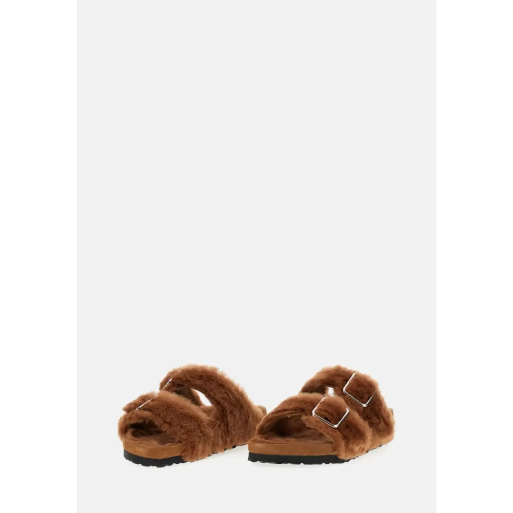 DAMES Birkenstock Slippers^Arizona Shearling
