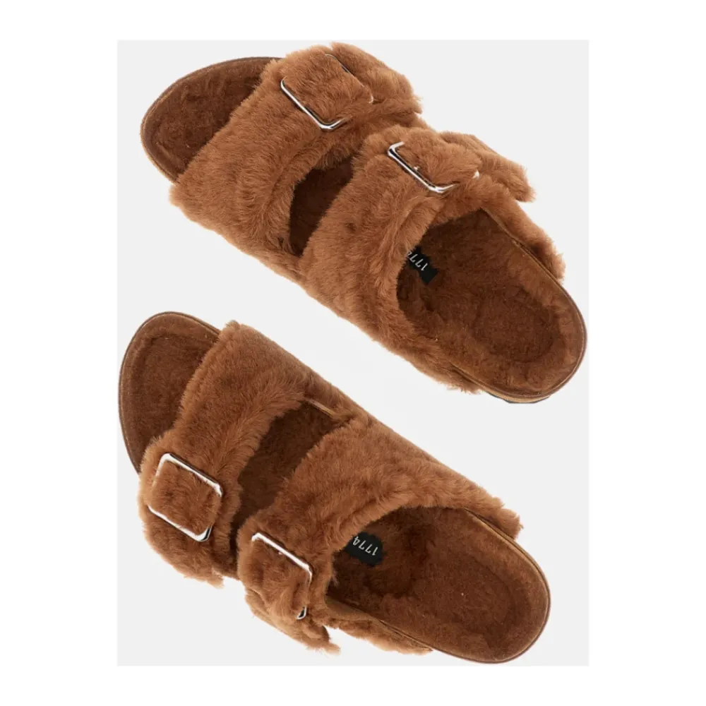 DAMES Birkenstock Slippers^Arizona Shearling