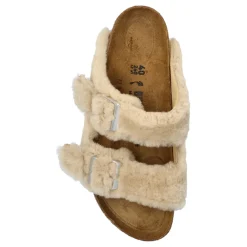 DAMES Birkenstock Arizona Shearling Rivet Logo Smalle Pasvorm