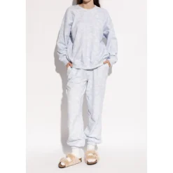 DAMES Birkenstock Arizona Shearling Rivet Logo slides