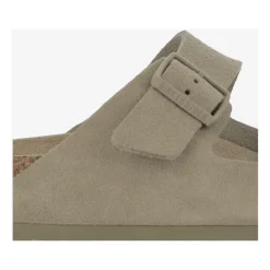 Heren Birkenstock Arizona Soft Footbed Suède Sandalen