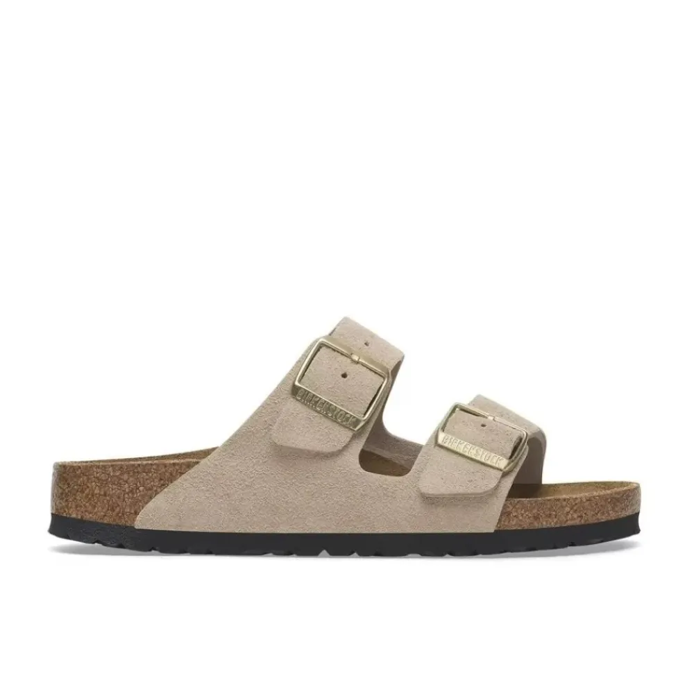 DAMES Birkenstock Arizona Suède Leren Sandalen