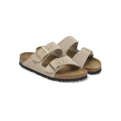 DAMES Birkenstock Arizona Suède Leren Sandalen