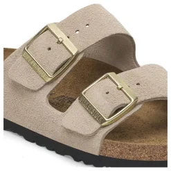 DAMES Birkenstock Arizona Suède Leren Sandalen
