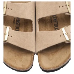 DAMES Birkenstock Arizona Suède Leren Sandalen