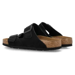 Heren Birkenstock Slippers^Arizona Suède Leren Sandalen