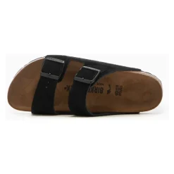 Heren Birkenstock Slippers^Arizona Suède Leren Sandalen