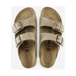 Heren Birkenstock Slippers^Arizona Suède Sandalen Normaal