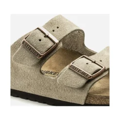 Heren Birkenstock Slippers^Arizona Suède Sandalen Normaal