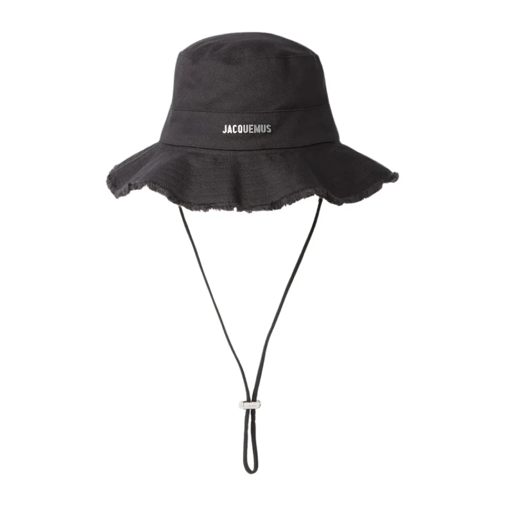 DAMES Jacquemus Hoeden|Hoeden^Artisjokhoed met kinband