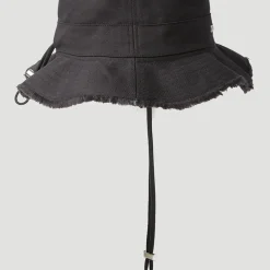 DAMES Jacquemus Hoeden|Hoeden^Artisjokhoed met kinband