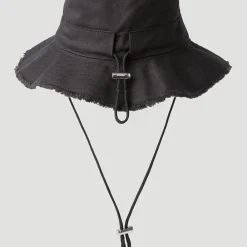 DAMES Jacquemus Hoeden|Hoeden^Artisjokhoed met kinband