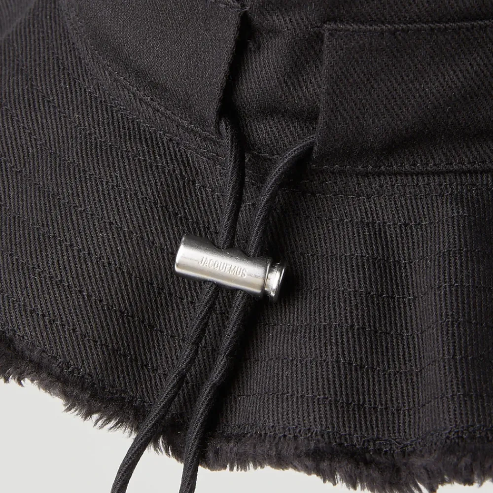 DAMES Jacquemus Hoeden|Hoeden^Artisjokhoed met kinband