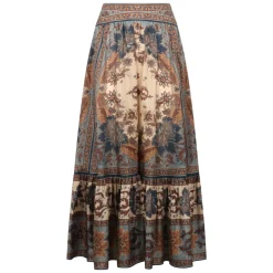 DAMES Zimmermann Rokken^Ascension Tiered Midi Skirt