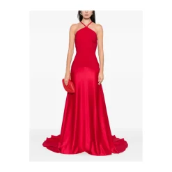 DAMES Solace London Asymmetric Halter Dress