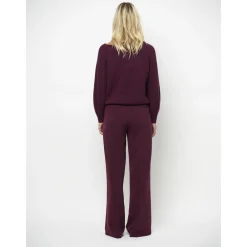 DAMES Dante 6 Asymmetrische Mulberry Red Sweater