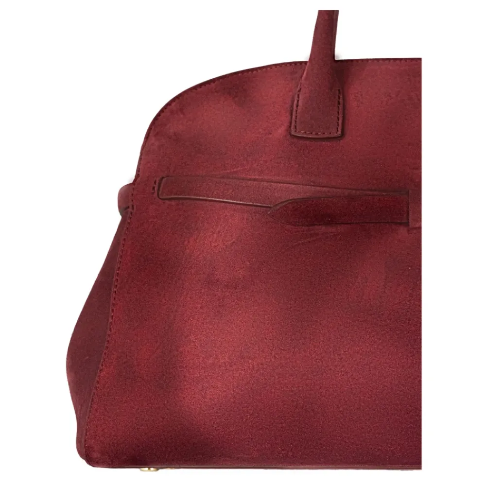 DAMES Orciani Aura Peach Grote Schoudertas van Suède